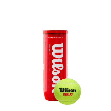 Pelota Tubo X3 Pelotas Padel Performance Unisex Negro