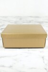 Caja+tapa 34x25x12 cm. SKIN ORO