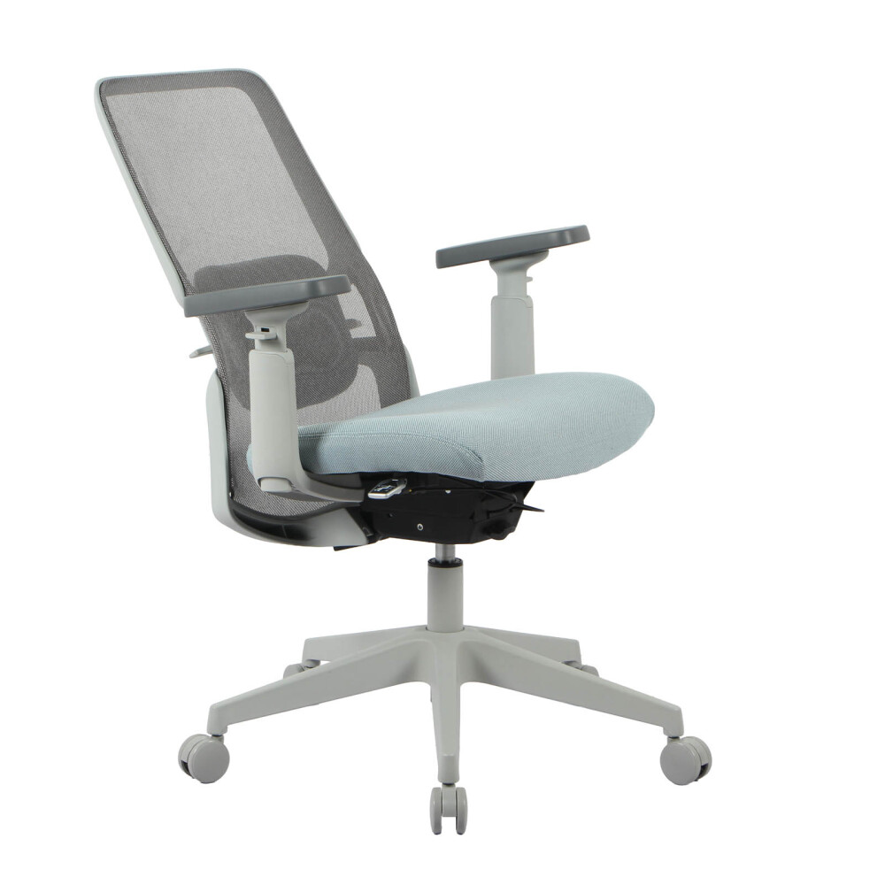 SILLA DE OFICINA MALLA-Y-POLIPROPILENO GRIS M2