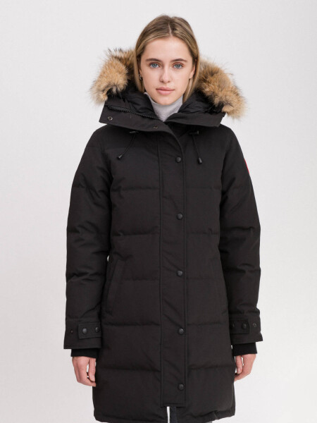 Canada Goose -Campera con capucha, Shelburne Parka Negro