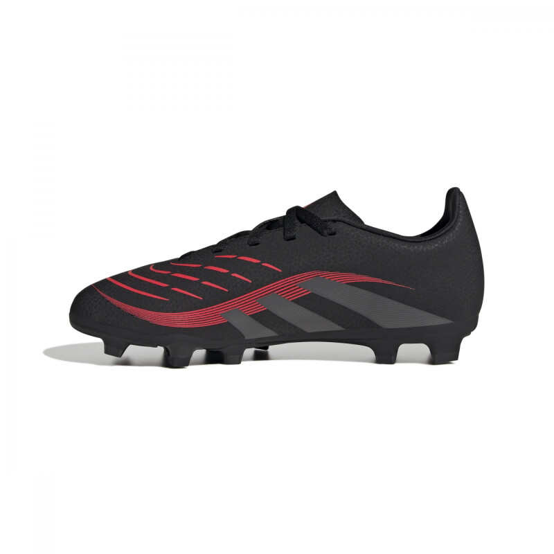Championes Futbol Cancha ADIDAS CALZADO PREDATOR CLUB FG/MG J de Niños - ID3812 Negro-rojo