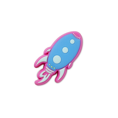 Jibbitz™ Charm Lights Up Rocketship Multicolor