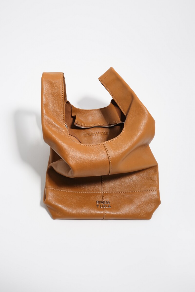 BOLSO PAPER MEDIANO Caramelo