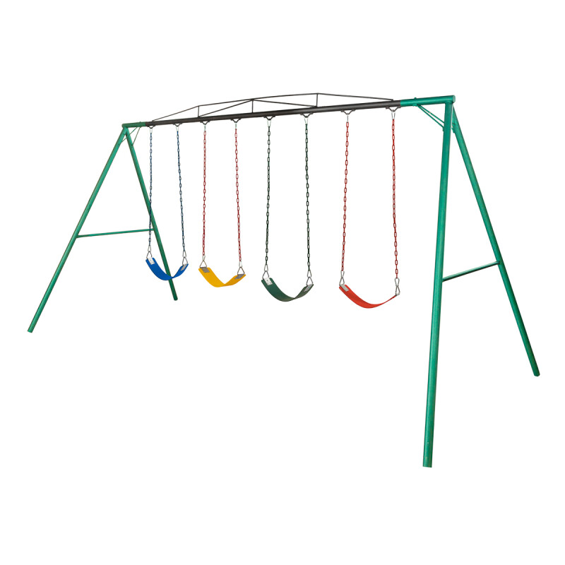 Hamaca de Plaza con 4 hamacas de cincha, altura 2,15 mts Hamaca de Plaza con 4 hamacas de cincha, altura 2,15 mts