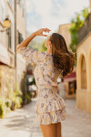 VESTIDO VALENTINA MINI PETAL LEMON BLUSH VESTIDO VALENTINA MINI PETAL LEMON BLUSH