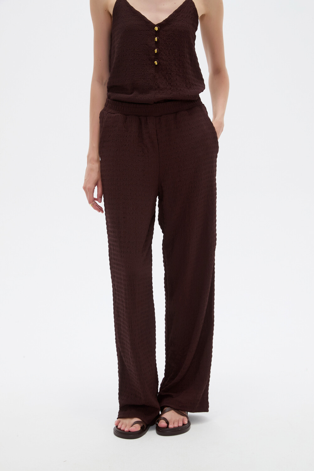 Pantalon Zeto Marron