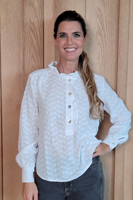 Blusa Sur Broderie flor