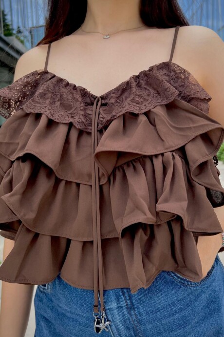 Blusa Aitana Marrón
