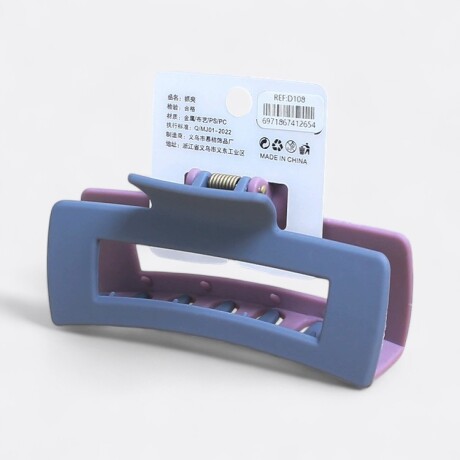 Pinza Para Cabello 2 Colores Lila Y Celeste 2