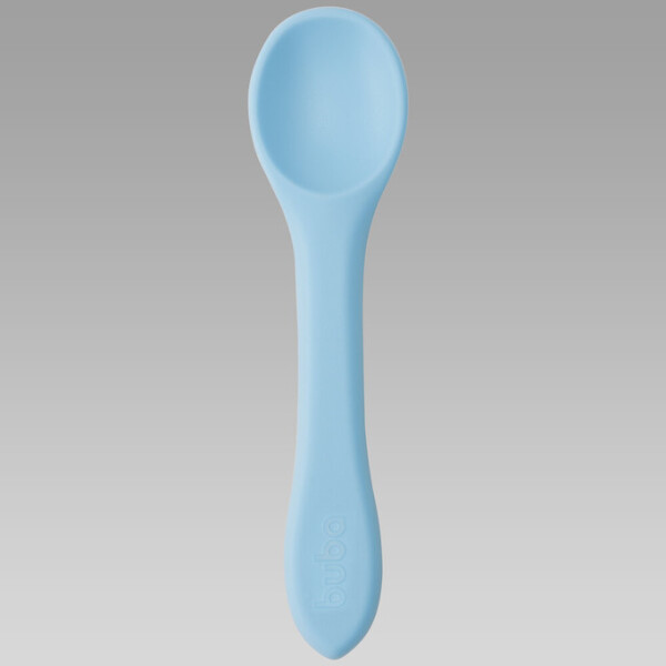 Cuchara silicona x1 100% silicona BUBA celeste