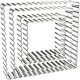 Juego de 5 cortantes cuadrados estriados | Basan DCSS-05W Juego de 5 cortantes cuadrados estriados | Basan DCSS-05W