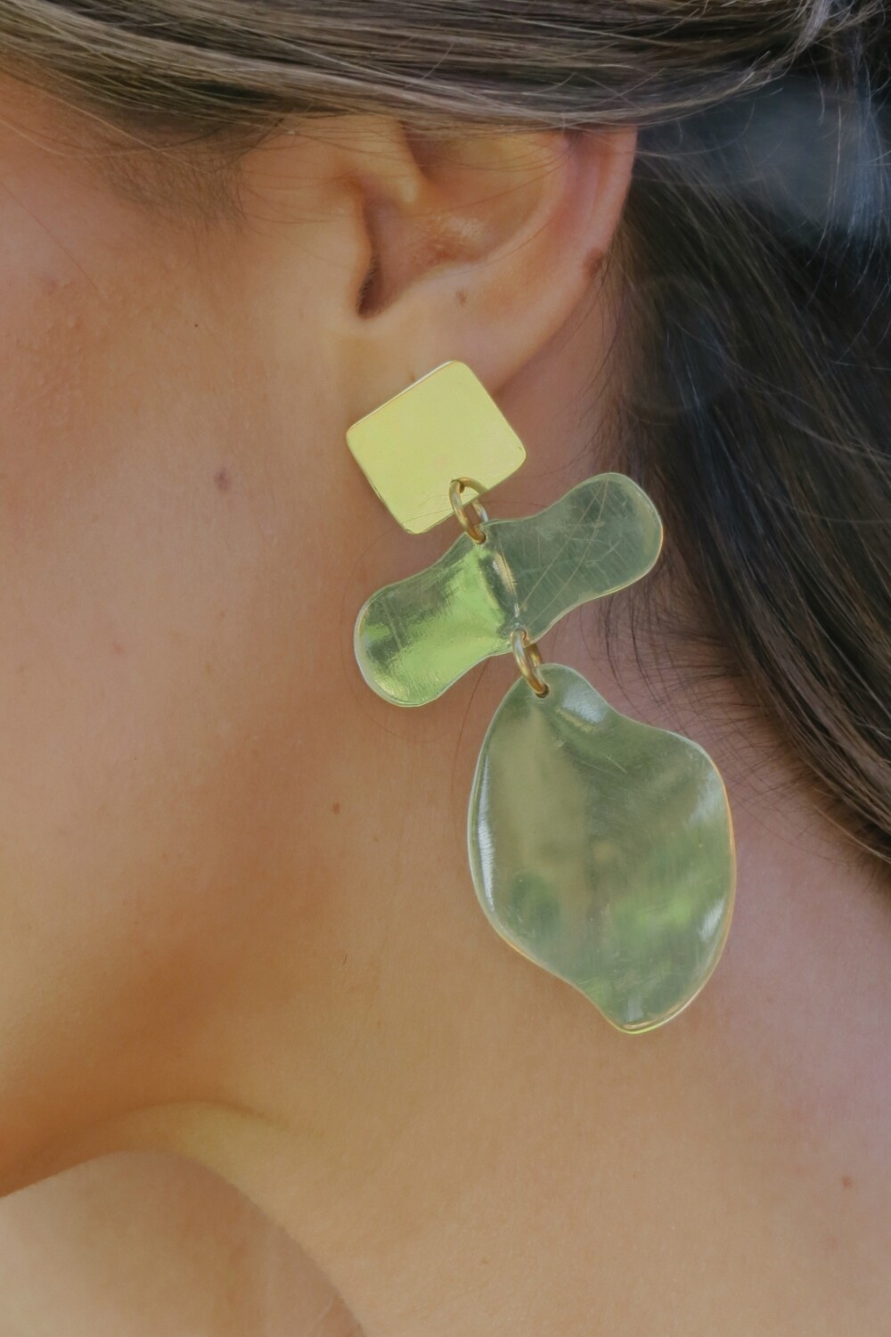 Leaf Earrings Dorado