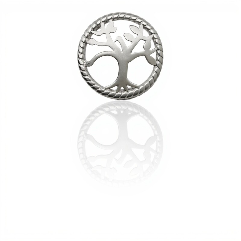 Dije Colgante Árbol de la Vida-Plata 925-Sin piedra-CP3228 sinpiedra