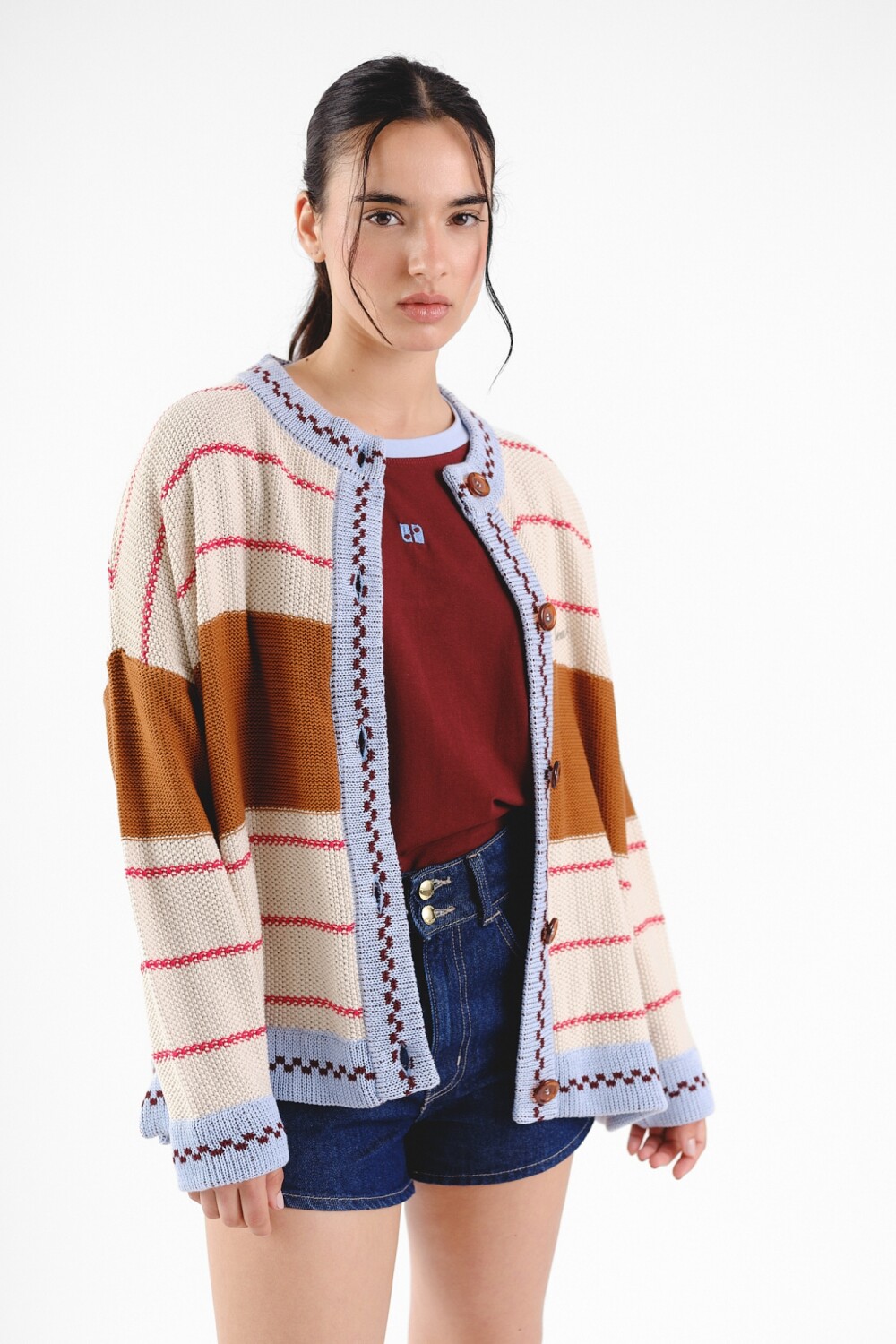 Cardigan Glory SS27 Crudo