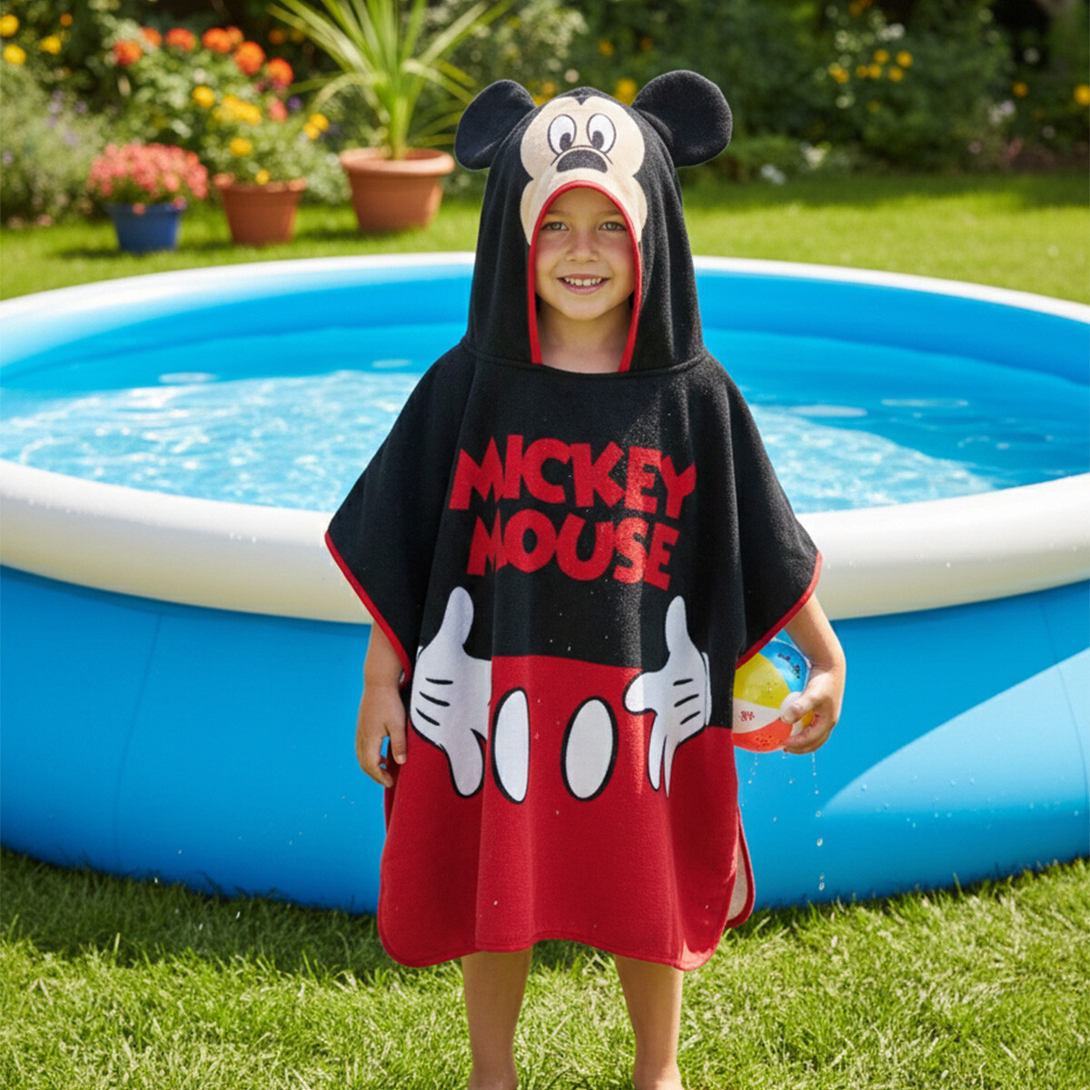 Bata Poncho de Baño Infantil - Mickey 