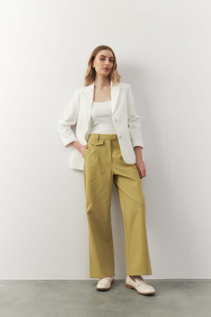 PANTALON YOLAN - Verde Musgo 