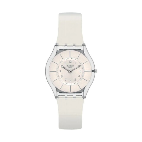Reloj Swatch SS08K102 White Classiness de Silicona Reloj Swatch Ss08k102 White Classiness De Silicona