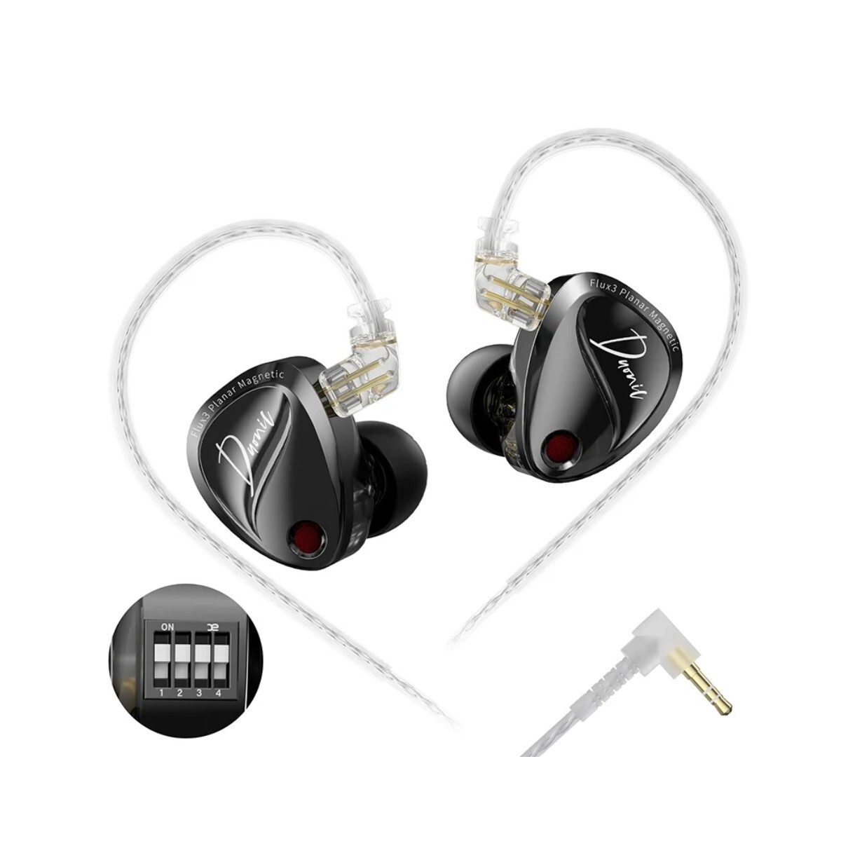 Auriculares Kz Duonic-bass 3.5mm Con Switch 