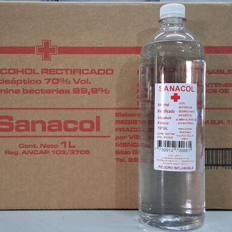 ALCOHOL SANCOL 1.LTS ETILICO RECTIFICADO 70% (ROJO) ALCOHOL SANCOL 1.LTS ETILICO RECTIFICADO 70% (ROJO)