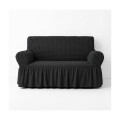 Funda cubre sillón 2 cuerpos Negro