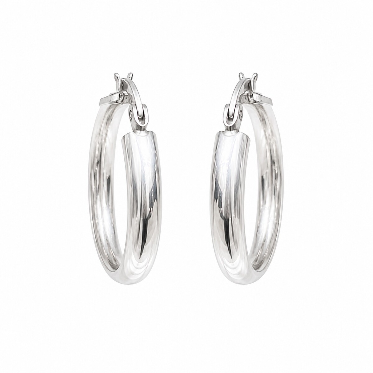 Caravanas aro - plata 925 - CA4298 - sinpiedra 