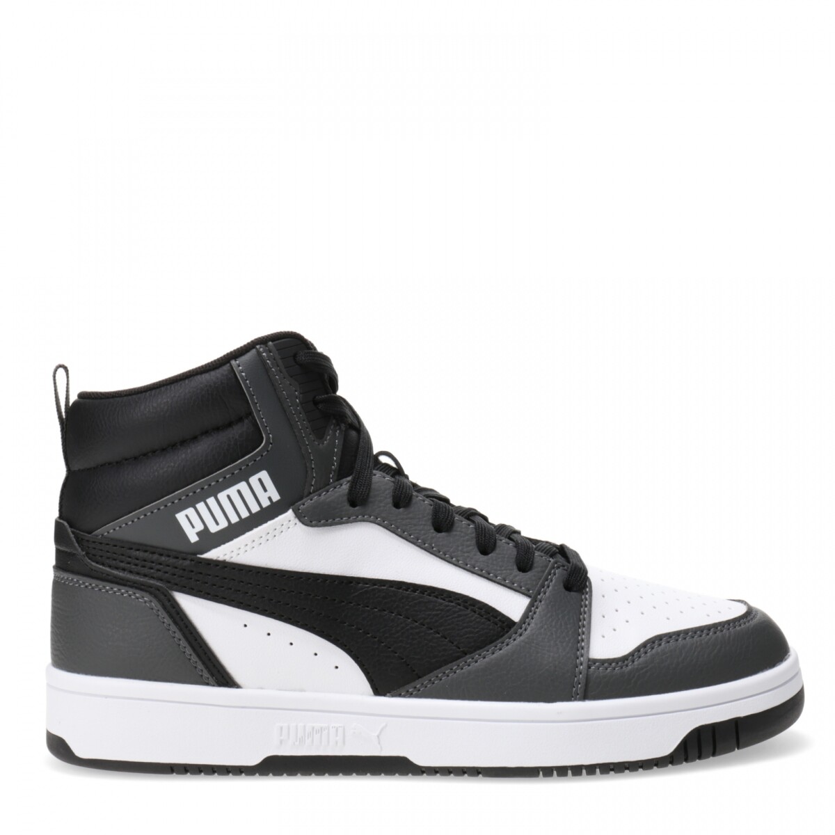 Championes de Hombre Puma Rebound V6 Puma - Blanco - Negro - Gris Oscuro 