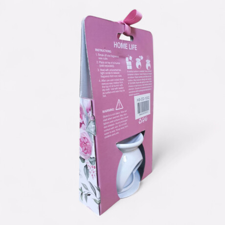 Aromatizador Hornito Con Cera Aromática Rose