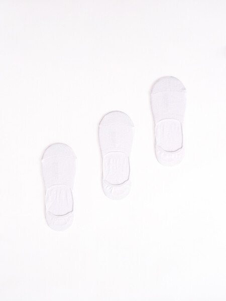 MEDIA INVISIBLE PACK X 3 BLANCO