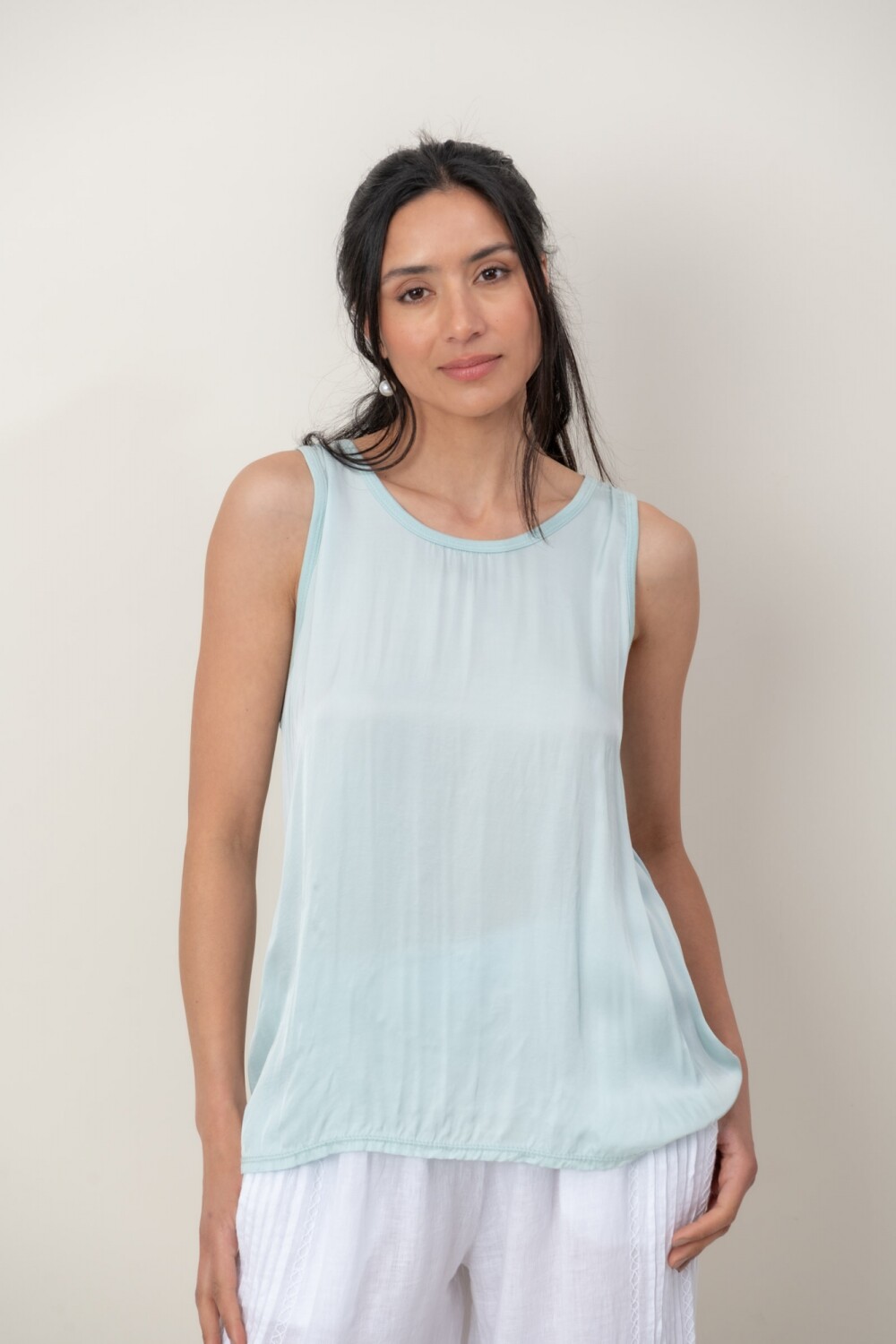 TOP CAMILA Verde agua