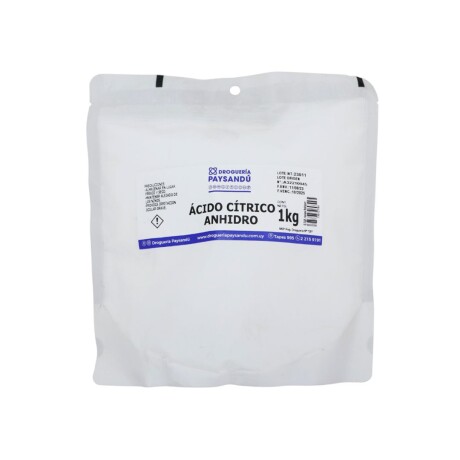 Ácido Cítrico Anhidro 1 Kg