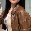 Camisa Cuerina Wanna Brown