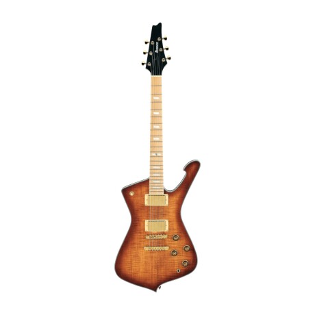 Guitarra Electrica Ibanez Ic420mfm-cml Iceman Caramel Burst Low Gloss Con Funda Guitarra Electrica Ibanez Ic420mfm-cml Iceman Caramel Burst Low Gloss Con Funda