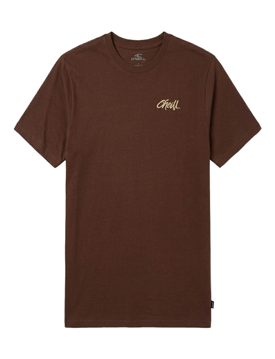 Remera O'Neill Home Grown - Café 