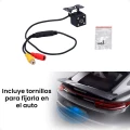 Cámara de Reversa para Auto con Visión Nocturna y Luces Led Cable Corto Cámara de Reversa para Auto con Visión Nocturna y Luces Led Cable Corto