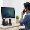 Teléfono Inalámbrico Panasonic con doble base Teléfono Inalámbrico Panasonic con doble base