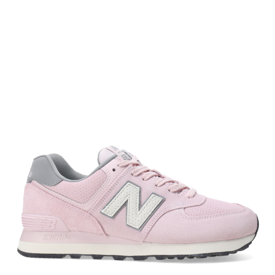 Championes de Mujer New Balance 574 Rosa - Gris