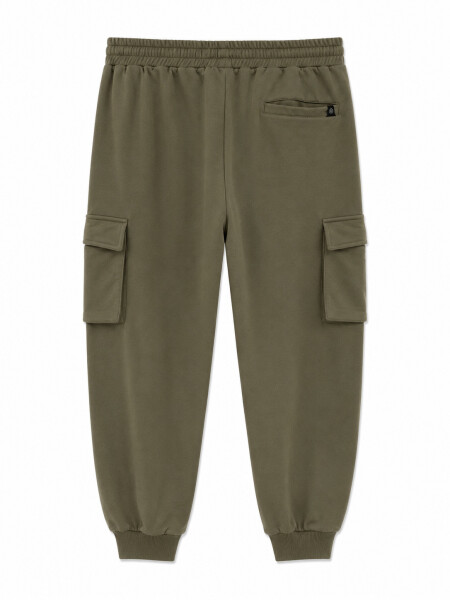 PANTALON NEW DETOR CARGO II VERDE GRISACEO