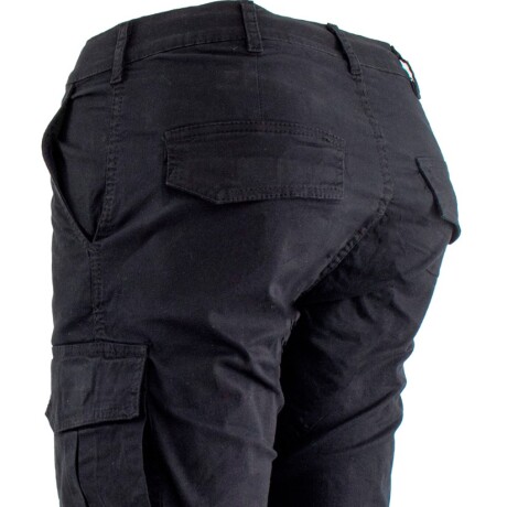 Bermuda Cargo con Spandex negra