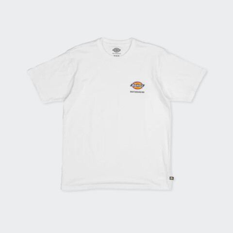 Remera Dickies Skateboarding Logo Blanco