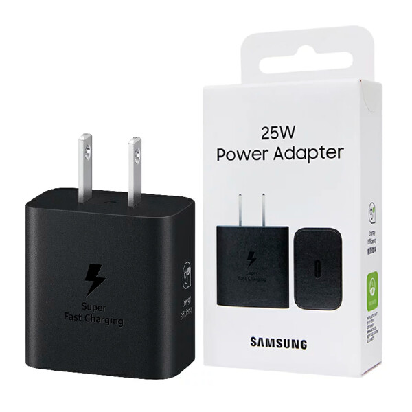 Cargador Original Ep-t2510nbtgtw Tipo C Carga S-rapida 25w CARGADOR SAMSUNG 25W TIPO C NEGRO