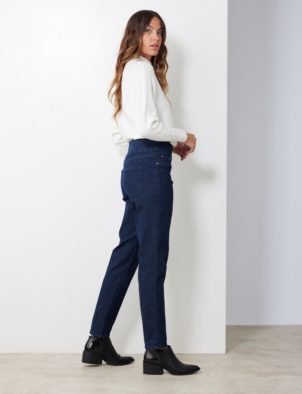 Jegging Pretina Ancha JEAN OSCURO