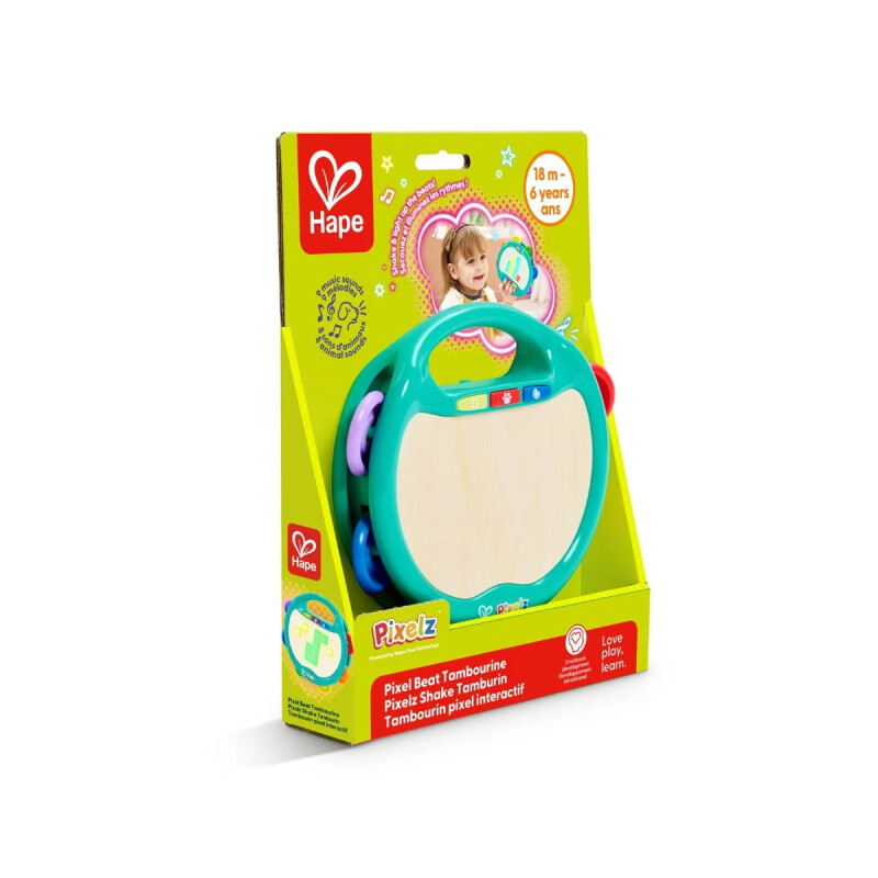 Pandereta Pixel Musical Hape Pandereta Pixel Musical Hape