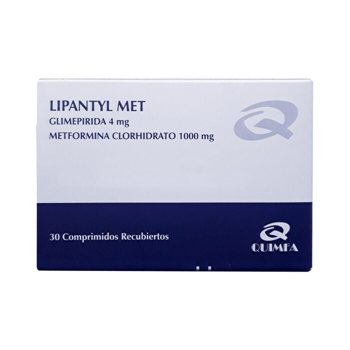 LIPANTYL MET CJ X 30 COMP. REC. única