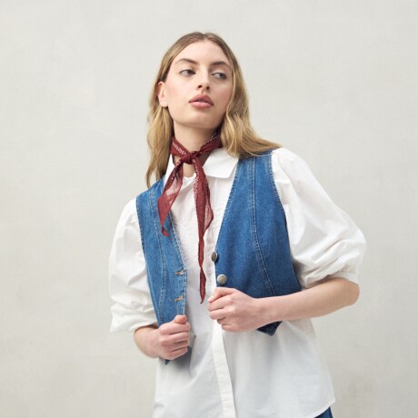 CAMISA CORDEL Blanco