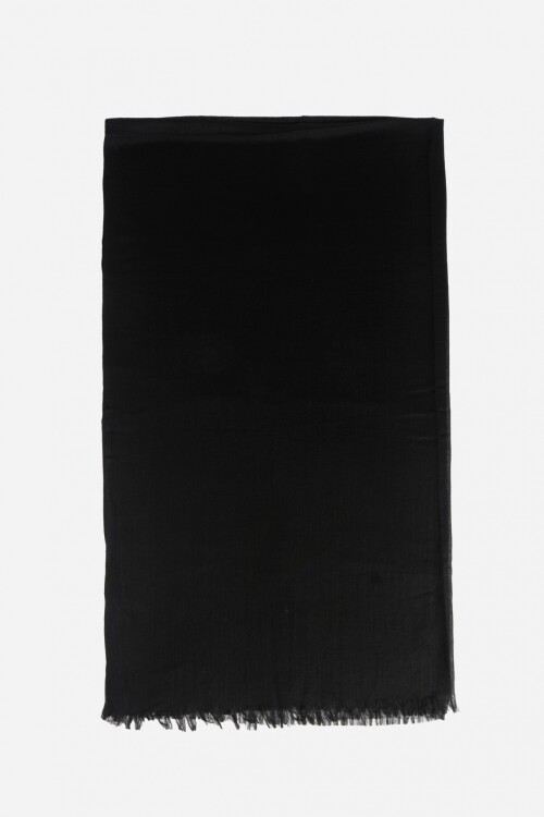 Pashmina lisa negro