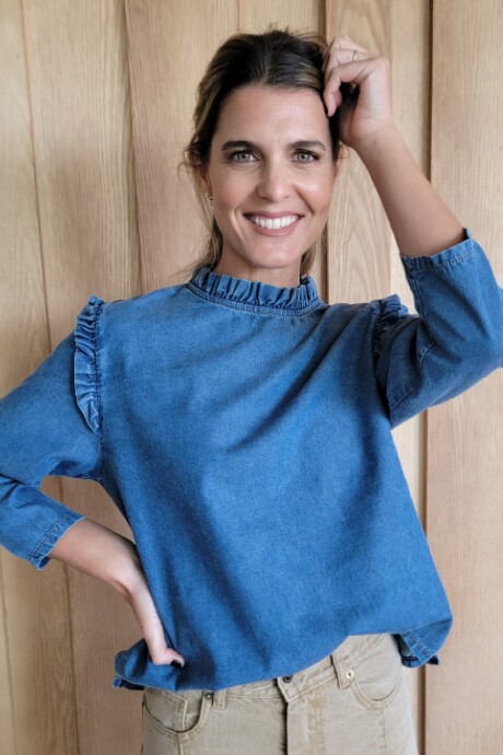 Blusa Jazmín Denim azul