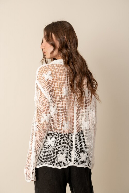 Camisa de crochet Camisa de crochet