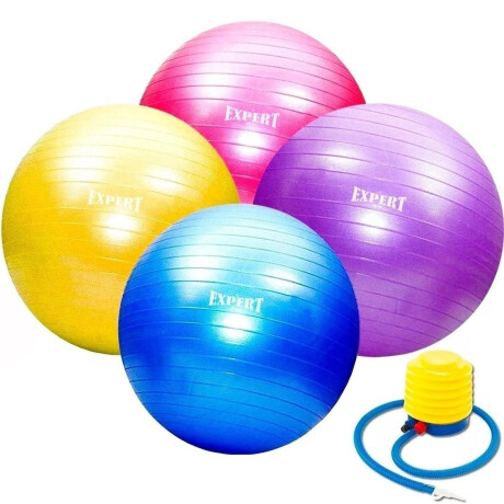 Pelota De Pilates 55cm Aerobics Fitness + Inflador Aleatorio