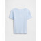 V-SU SS RIB TEE ESSENTIAL BLUE
