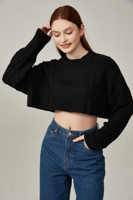 Sweater Biolcati Negro
